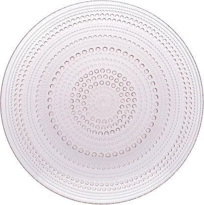 Fortessa Jupiter Hobnail Glass, 10.5" Dinner Plate by Unknown