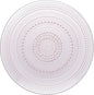Fortessa Jupiter Hobnail Glass, 10.5" Dinner Plate by Unknown
