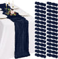 30 Pack Cheesecloth Table Runner 10FT Navy Blue Table Runner Boho Gauze Cheese by Showgeous