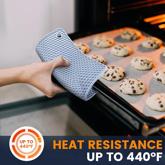 Silicone Trivet Mats 4 Heat Resistant Pot Holders Multipurpose Non-Slip Hot Pads - Image 7