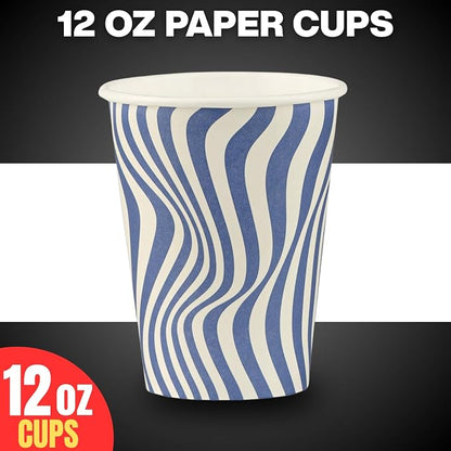 Disposable Coffee Cups, To Go Paper Hot Cups, Cocoa - Image 6