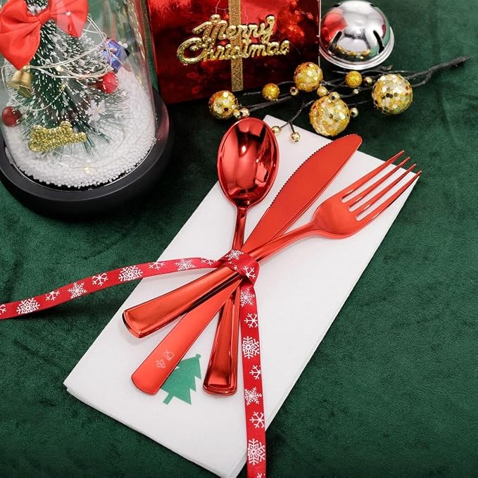 175pcs Christmas Plates Dinnerware - Image 3