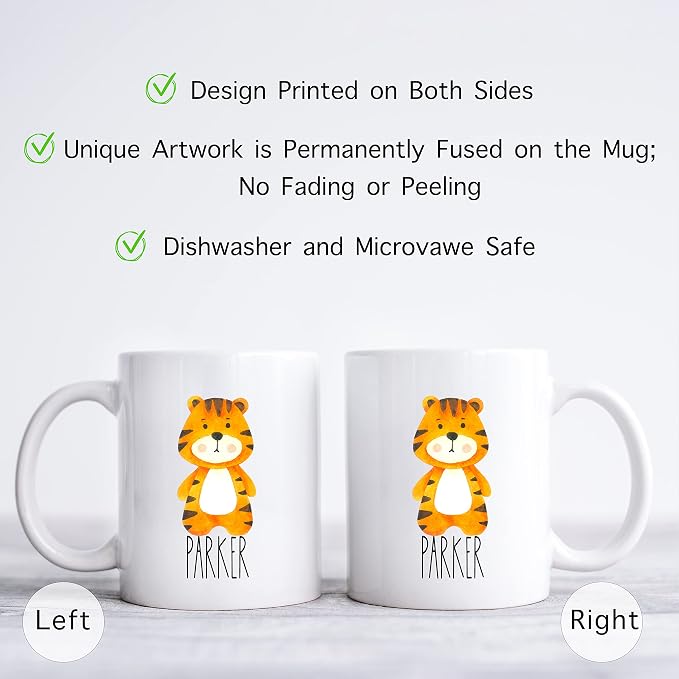 Personalized Mug for Kids, Girls | Customized Hot Chocolate, Coffee & Tea Cup | - Image 2