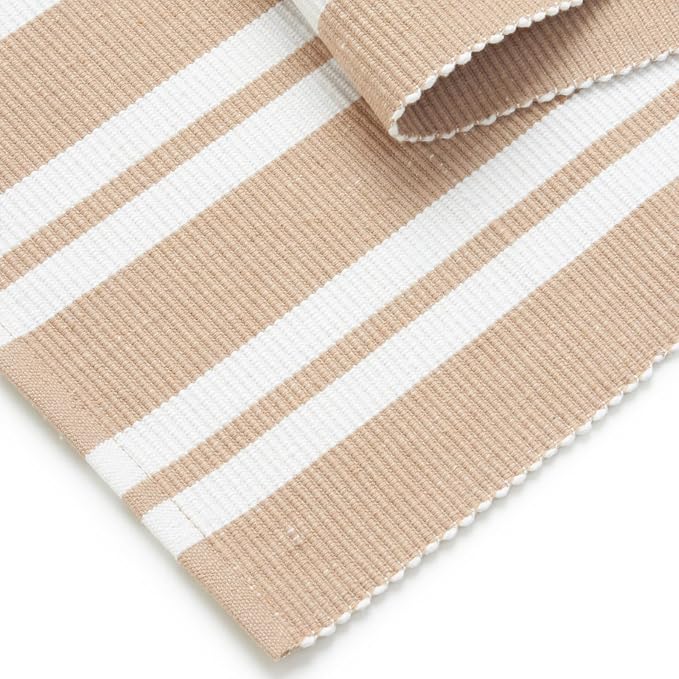 Encasa XO Dining Table Runner 13"x79" | Yarn Dyed Fine Ribbed Cotton | Franca - Image 5