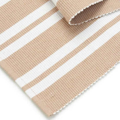 Encasa XO Dining Table Runner 13"x79" | Yarn Dyed Fine Ribbed Cotton | Franca - Image 5