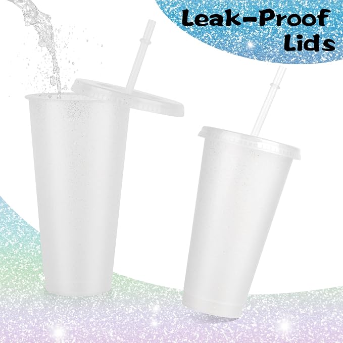 Hooqict 7 Pack Reusable Plastic Cups - Image 6