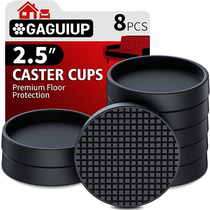 Furniture Coasters, Rubber Furniture Pads Non Slip Furniture Grippers, Bed by GAGUIUP