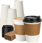 RACETOP 12 oz 500 Pack Paper Coffee Cups by RACETOP