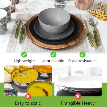 Teivio 32-Piece Plates and Bowls Sets - Image 6