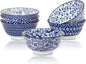 Selamica 7 inches Porcelain Cereal Bowl Set by Selamica