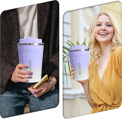 SPLMIFA Travel Coffee Mug Leak-Proof, Reusable Coffee Cups - Image 6