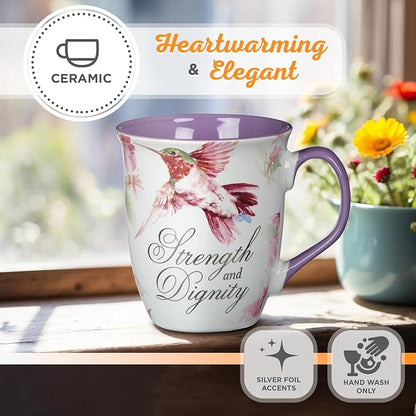 Christian Art Gifts Large Ceramic Inspirational Scripture Coffee & Tea Mug - Image 4