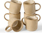 famiware Coffee Mug Set for 6, Star 12 oz Catering Mugs Cup Set by Famiware