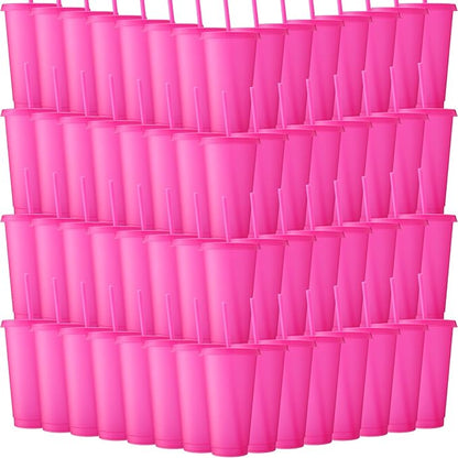 Honeydak 60 Pack Tumbler with Straw and Lid Bulk Cups by Honeydak