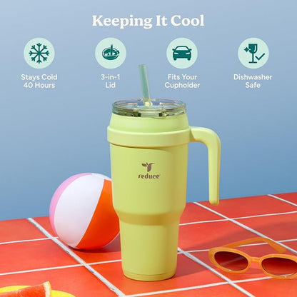 Reduce 40 oz Stainless Steel Tumbler - Image 3
