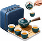 Chinese Tea Set, Chinese Gongfu Tea Set, Portable Teapot Set by REOWONU