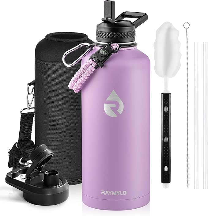 RAYMYLO Insulated Water Bottle 87 oz, Triple Wall Vacuum Stainless Steel | by RAYMYLO