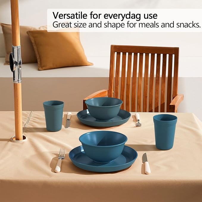 Homestockplus 16 Oz Unbreakable Drinking Reusable Cup Wheat Straw Cups - Image 7