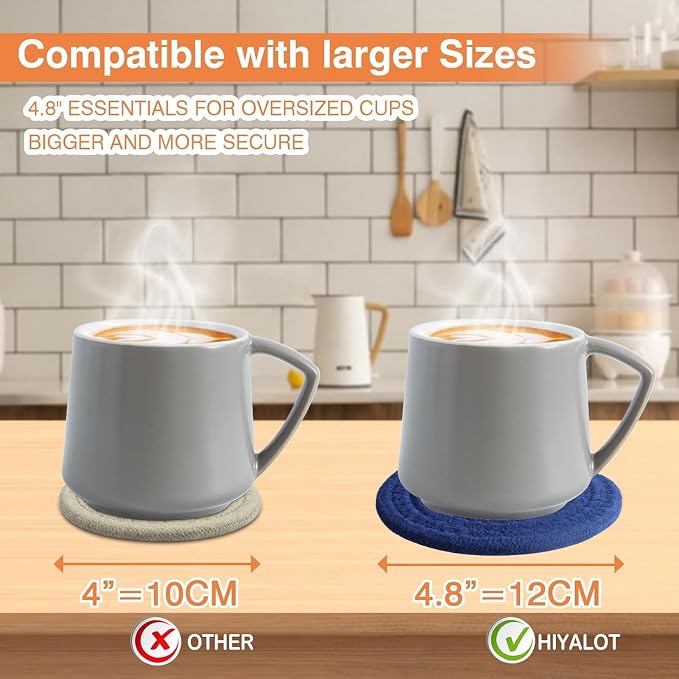 4.8" Drink Cotton Coasters Set of 2 - Image 2