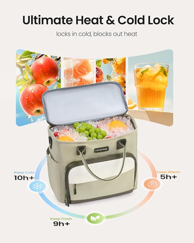 LOVEVOOK Lunch Box for Women, Adult Lunch Bag for Work - Image 2