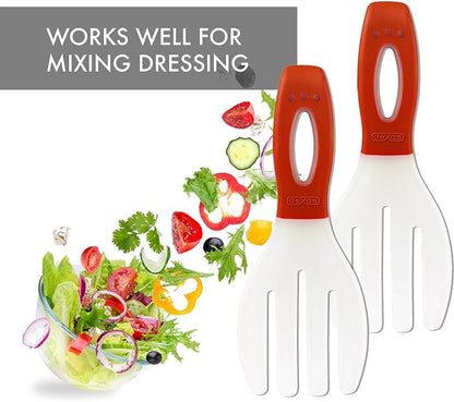 Dexas Long Handled Salad Hands, BPA-Free Salad Tossing and Serving Tools - Image 7
