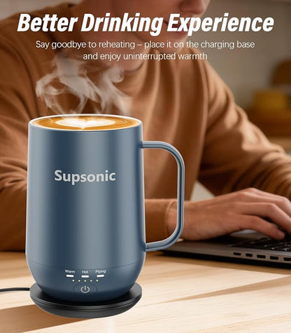 Supsonic - 16oz Self Heating Coffee Mug, Smart Heated Coffee Mug Faster - Image 4