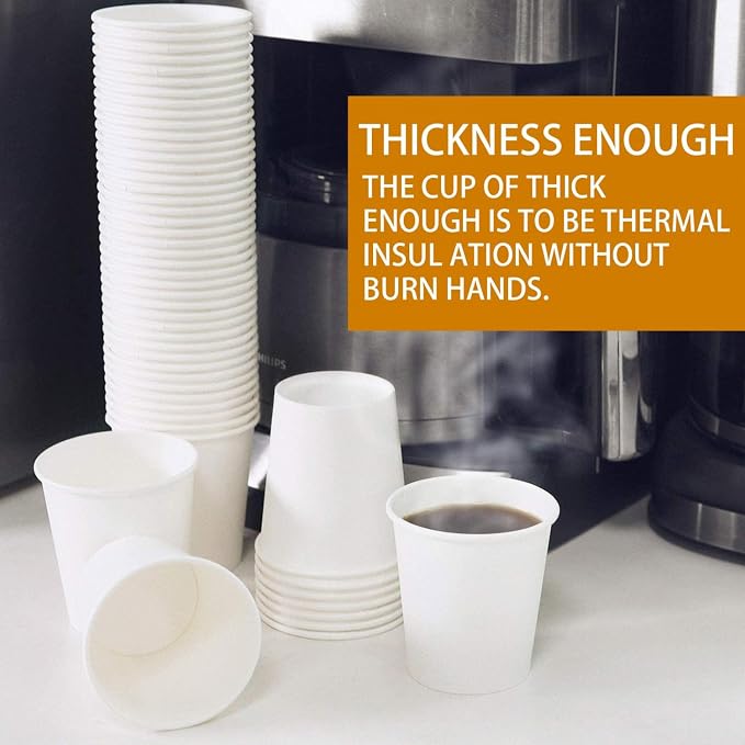 Vumdua Bathroom Paper Cups, Small Coffee Cups - Image 5