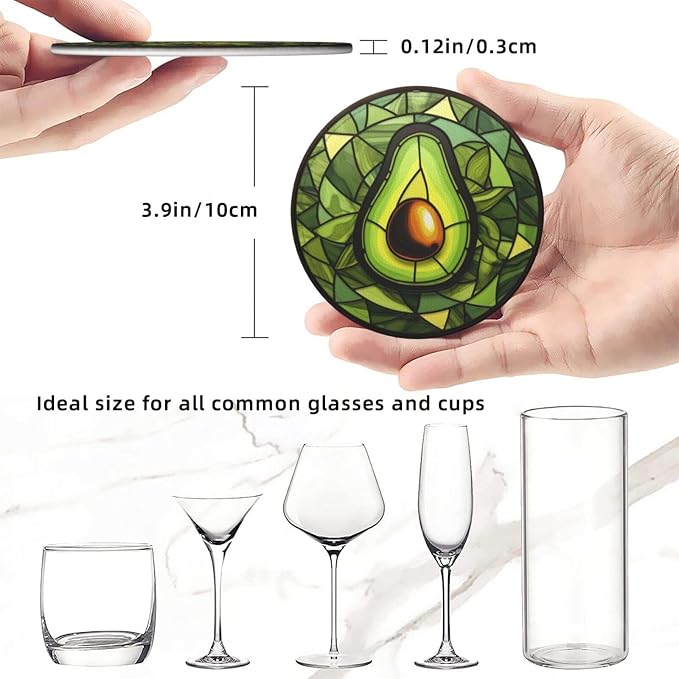 Avocado Coasters for Drinks - Image 5