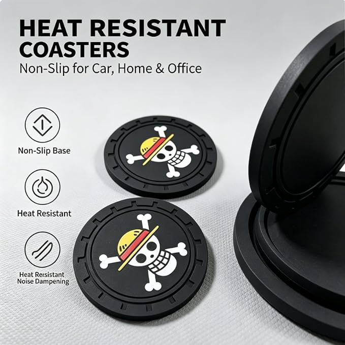 OP Car Cup Holder Coasters, Auto Cup Holder Insert Coaster - Image 3