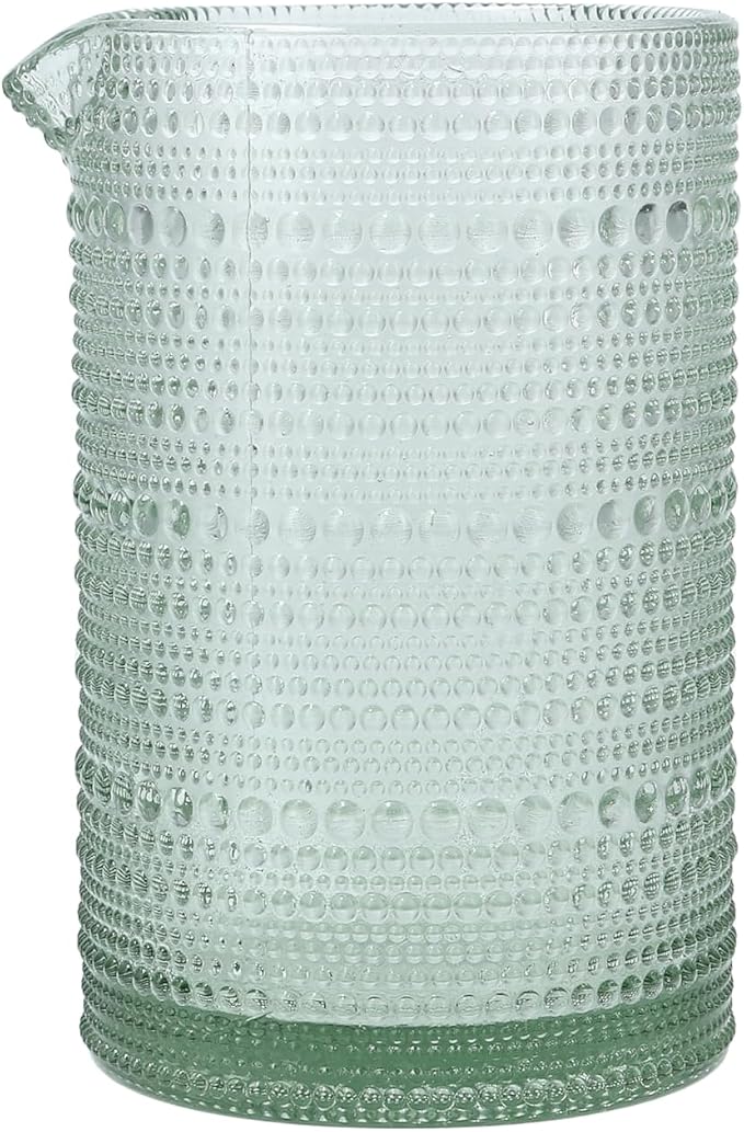 Fortessa Jupiter Hobnail Glass, 25 Ounce Mixing Hobnail Glass, Sage Green by Unknown