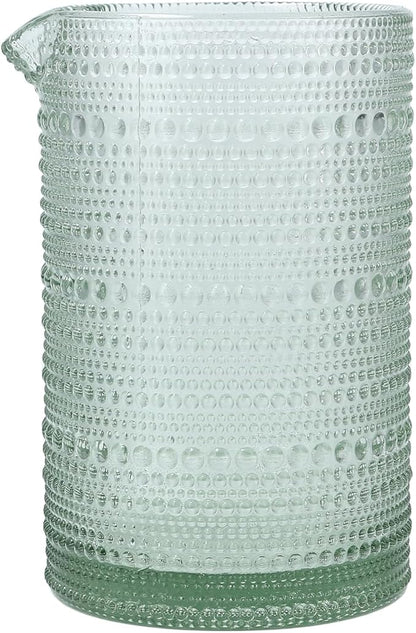 Fortessa Jupiter Hobnail Glass, 25 Ounce Mixing Hobnail Glass, Sage Green by Unknown