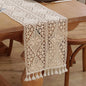 meioro Crochet Lace Table Runner, 12x48 Inch Boho Cotton Table Runners by meioro