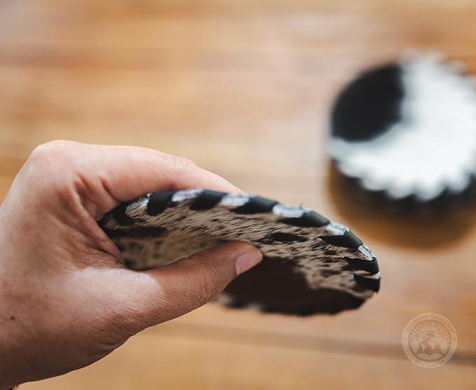 Natural Cowhide Coaster - Image 3