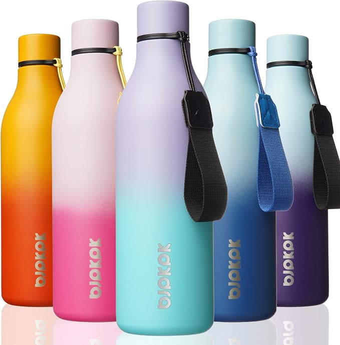 BJPKPK 25oz Insulated Water Bottle, Stainless Steel Bottle by BJPKPK