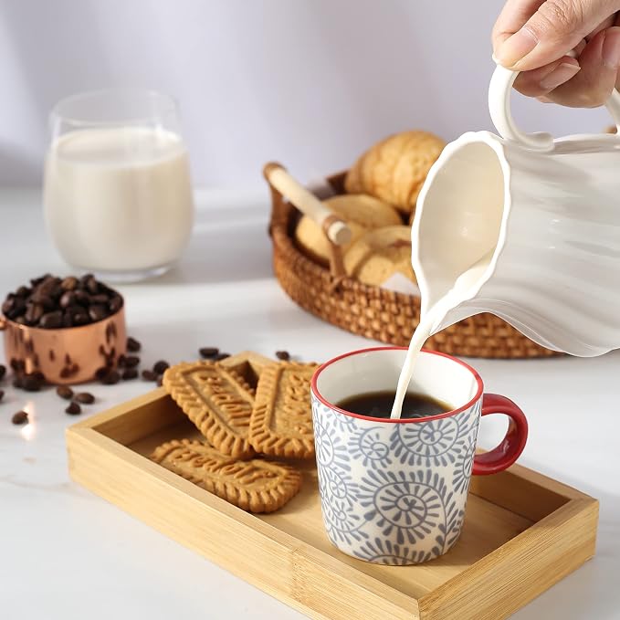 Selamica Ceramic 3.5 Oz Espresso Cups, Mini Coffee Cups - Image 4