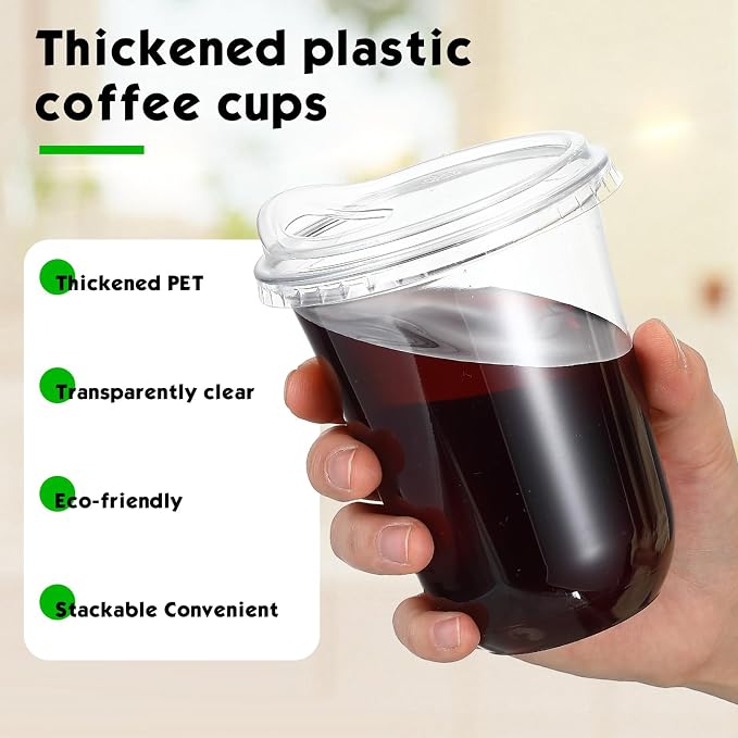 Baderke Clear Plastic Cups - Image 4
