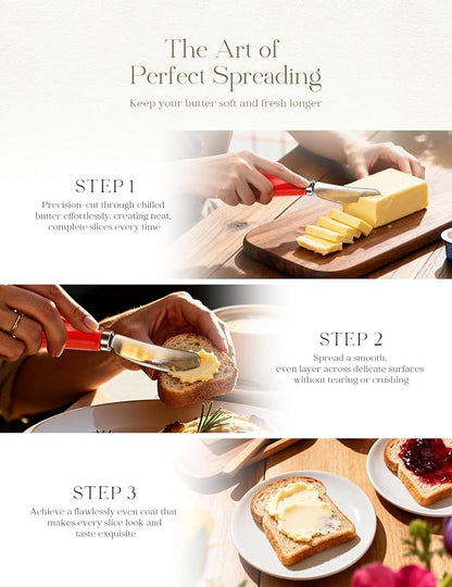 Stainless Steel Butter Spreader Knife 2 Pack - Image 5