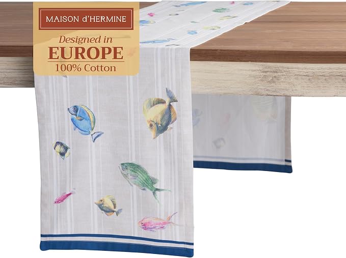 Maison d' Hermine Table Runner 100% Cotton 14.50" x 72" | Table Runners 72 by MaisondHermine