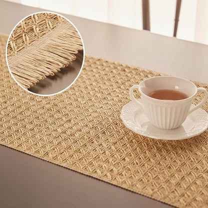 Handwoven Jute Table Runner - Image 3