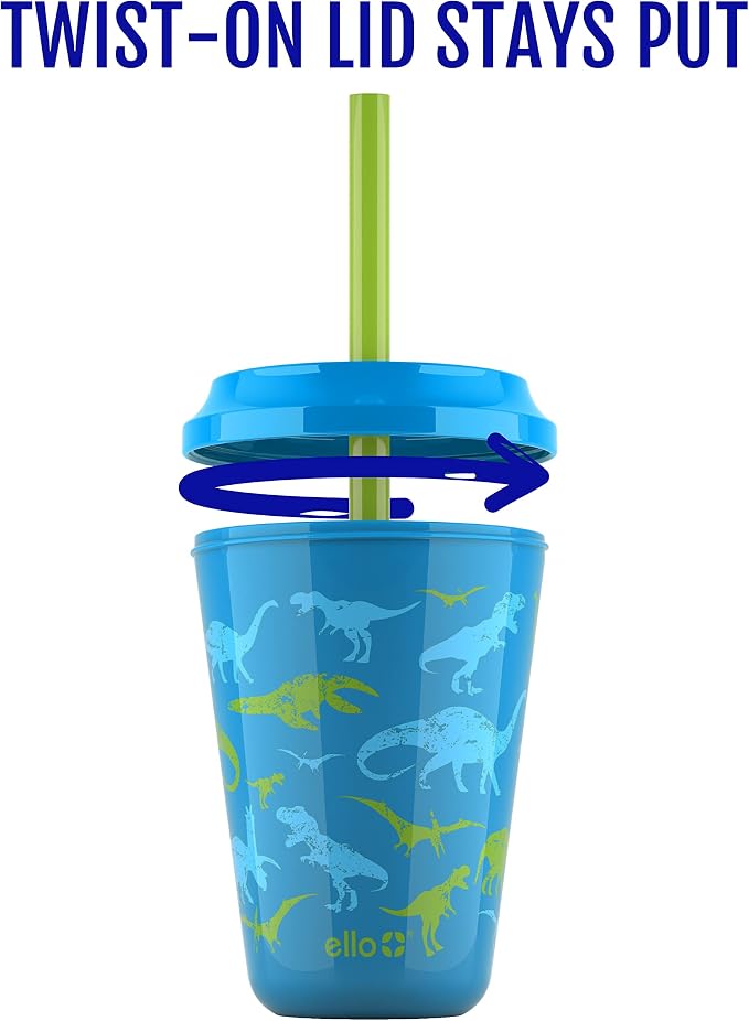 Ello 12oz Kids Plastic Reusable Color Changing Cups - Image 5