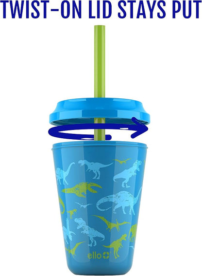 Ello 12oz Kids Plastic Reusable Color Changing Cups - Image 5