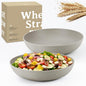 2 Pack Salad Bowls, 10inch 65oz Large Salad Bowl Set, Plastic Bowl by WROVA