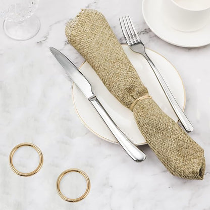 Gold Napkin Rings - Image 3