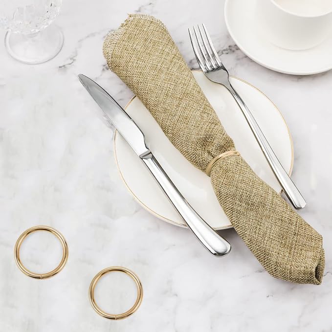 Gold Napkin Rings - Image 5