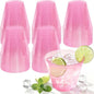 Glowserve 9 OZ Pink Disposable Plastic Cups Cocktail Cup 150 Pack | Fancy by glowserve