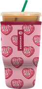 Sok It JavaSok Iced Coffee & Cold Soda Insulated Neoprene Cup Sleeve (Dear Mom, Large: 30-32oz)