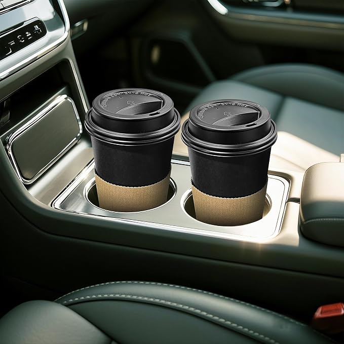 Ginkgo 100 Pack 20 oz Disposable Coffee Cups - Image 4