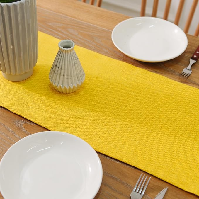 2 Piece Fabric in 1 Dining Table Runner 12 x 48 inches Living Room Dinner - Image 4