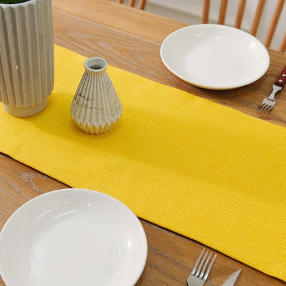 2 Piece Fabric in 1 Dining Table Runner 12 x 48 inches Living Room Dinner - Image 4