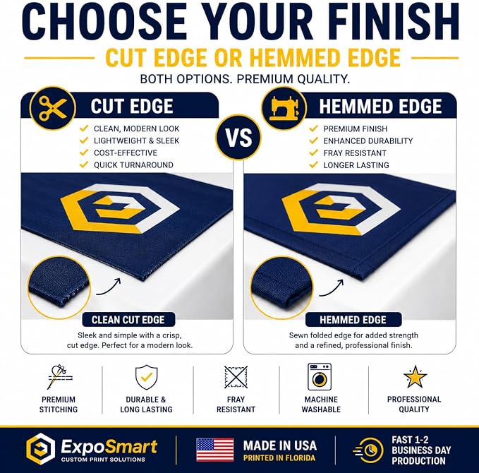 Custom Table Runner with Business Logo, Ships Next Day, Made in USA - Image 6